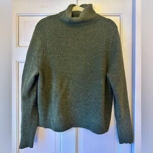 a new day Deep Olive Turtleneck Sweater